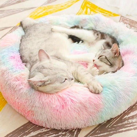 Anti-Anxiety Fluffy Cat Bed
